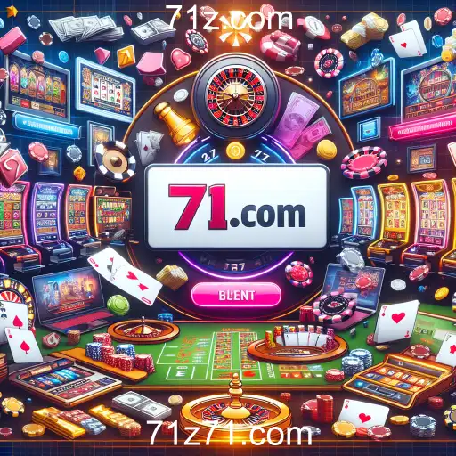 Ambiente escuro de cassino online com detalhes em neon